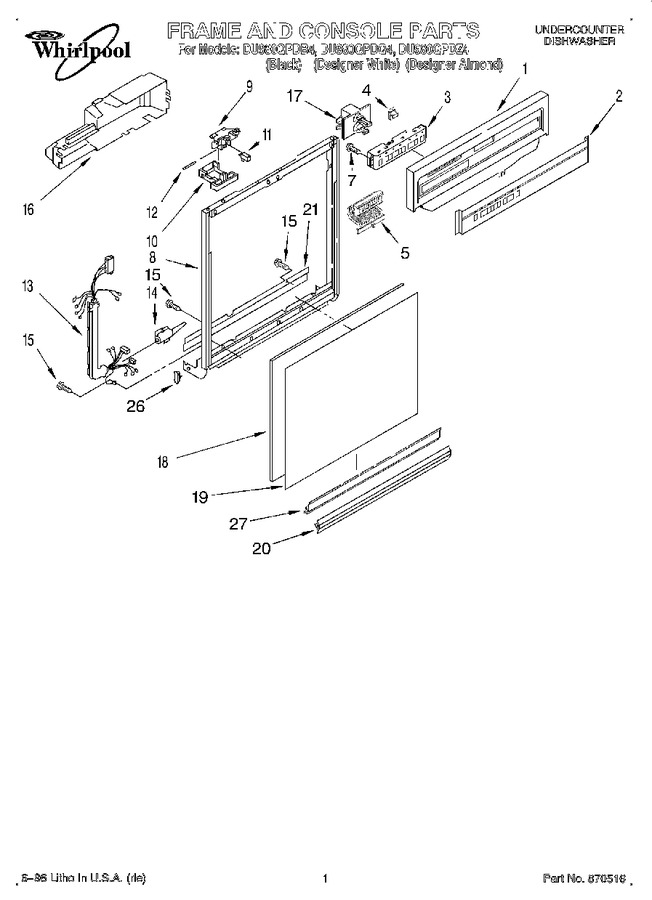 Diagram for DU980QPDZ4