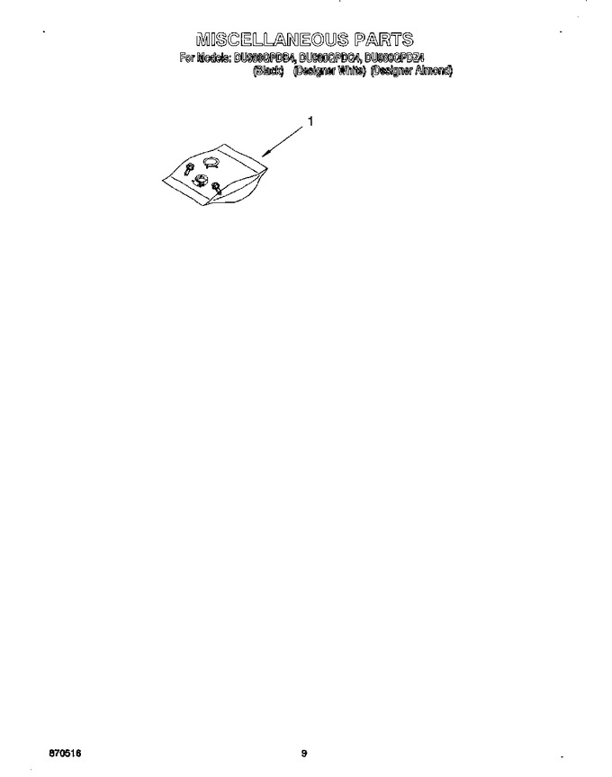 Diagram for DU980QPDZ4