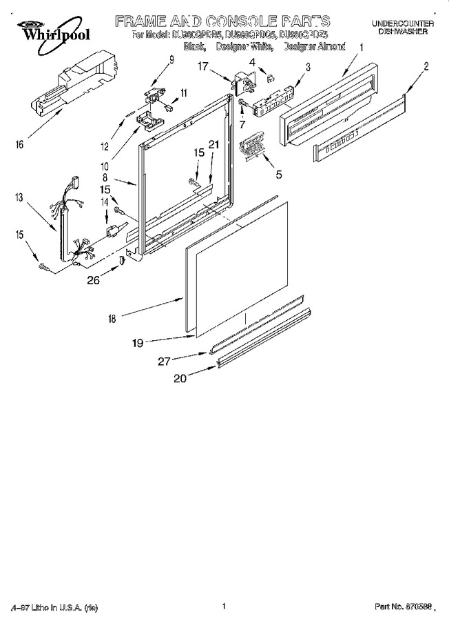 Diagram for DU980QPDZ5