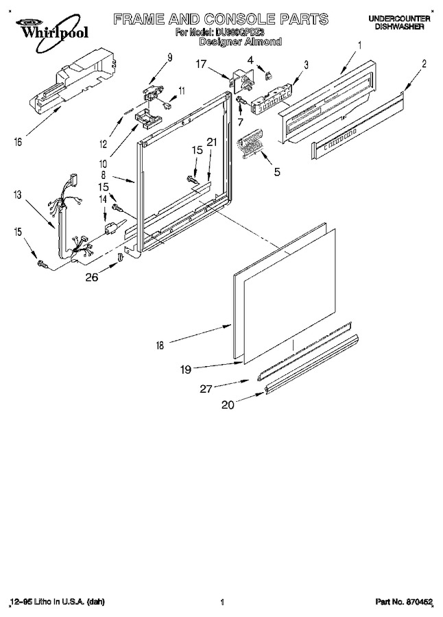 Diagram for DU980QPDZ3