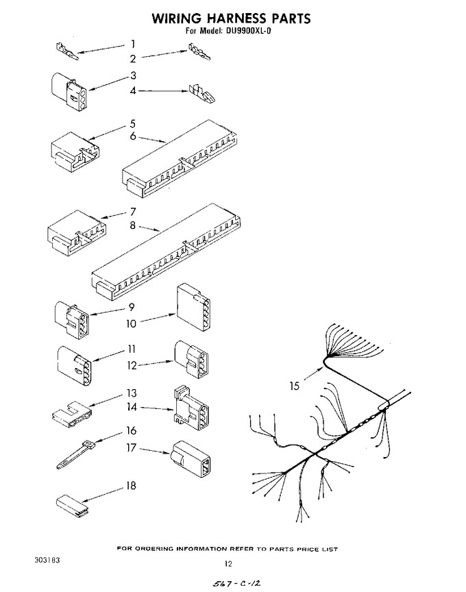 Diagram for DU9900XL0