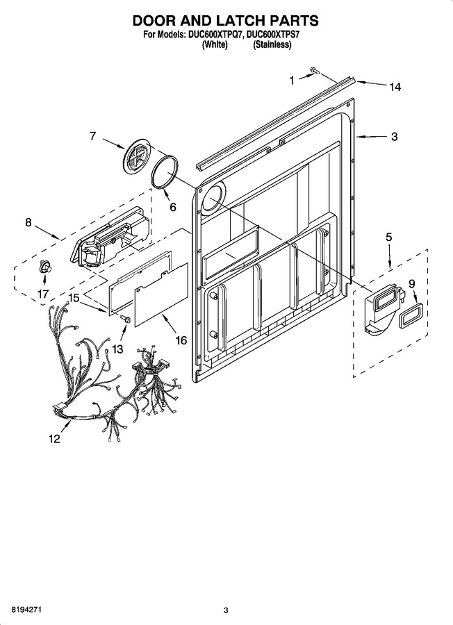 Diagram for DUC600XTPQ7