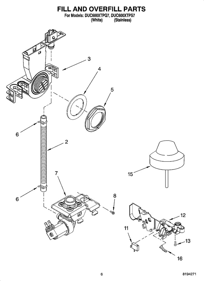 Diagram for DUC600XTPS7