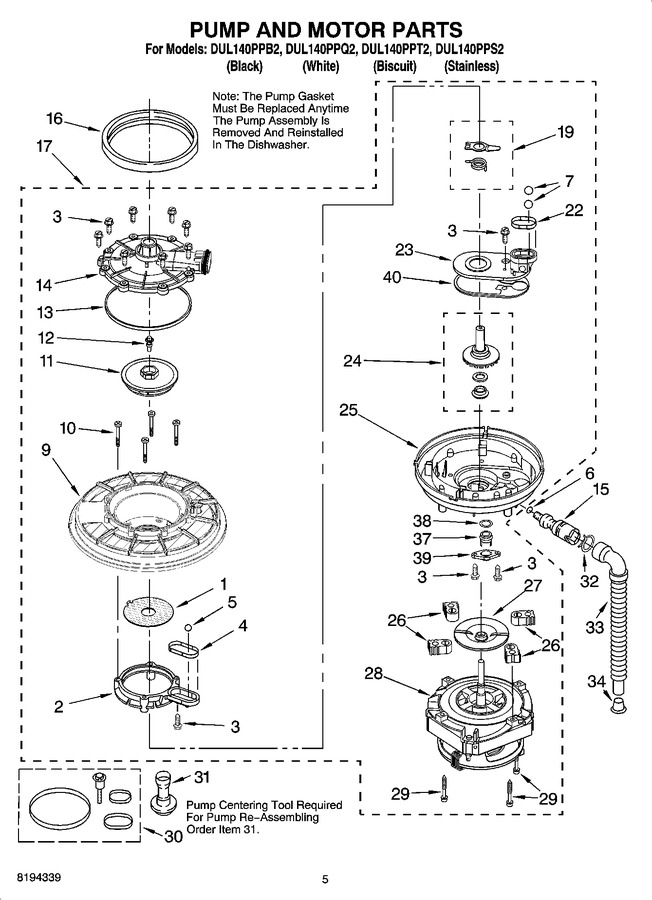 Diagram for DUL140PPS2