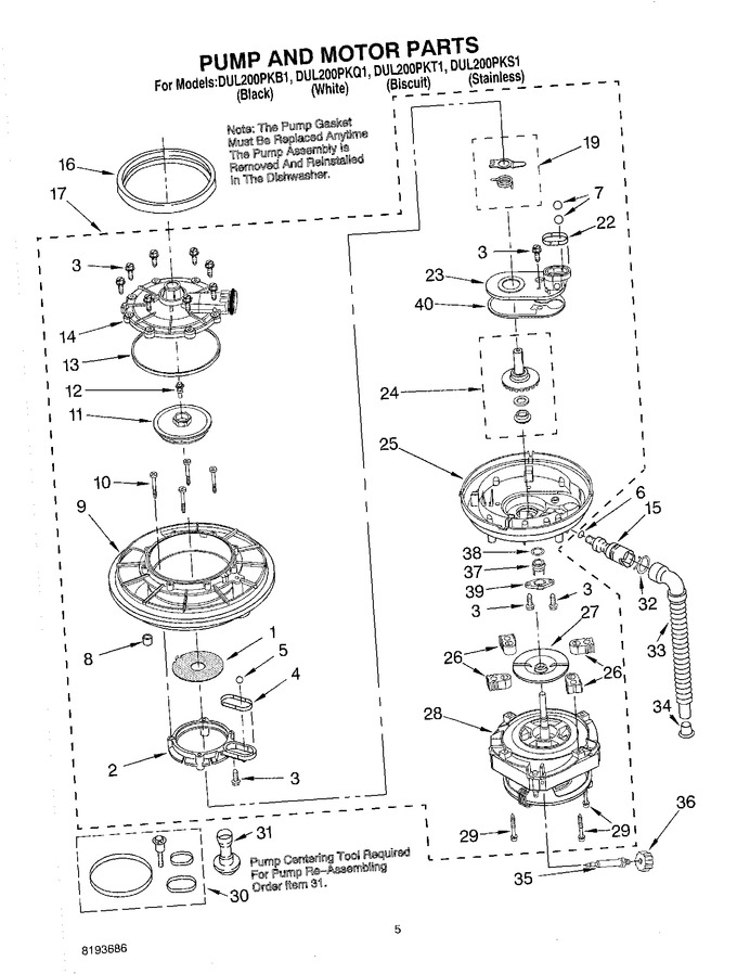 Diagram for DUL200PKB1
