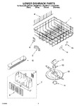 Diagram for 06 - Lower Dishrack Parts
