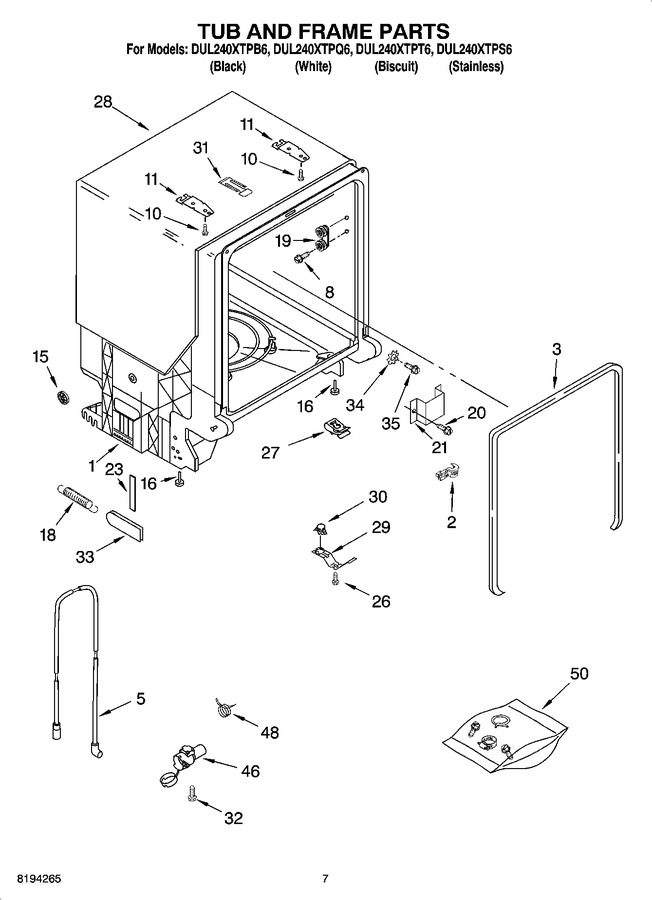 Diagram for DUL240XTPS6