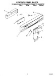 Diagram for 02 - Control Panel Parts