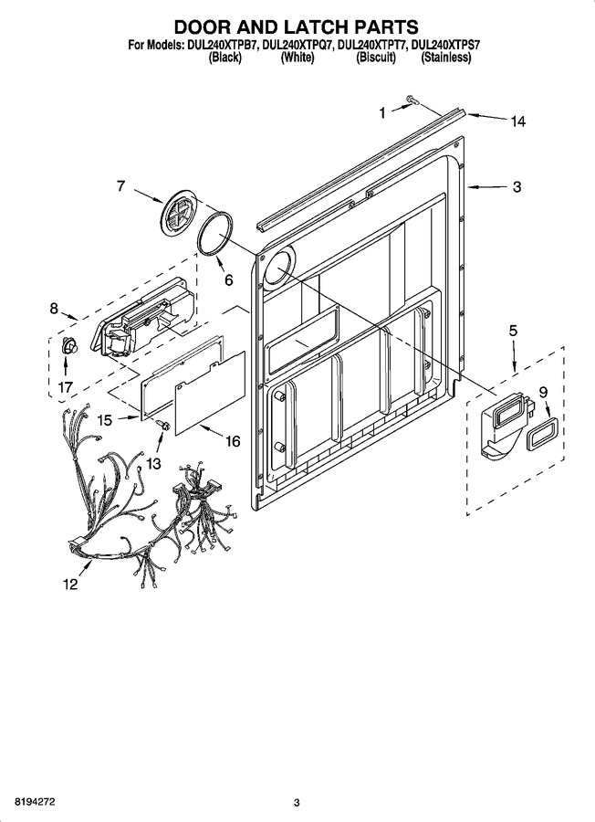 Diagram for DUL240XTPT7