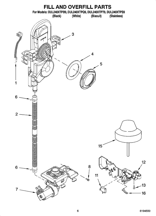 Diagram for DUL240XTPS9