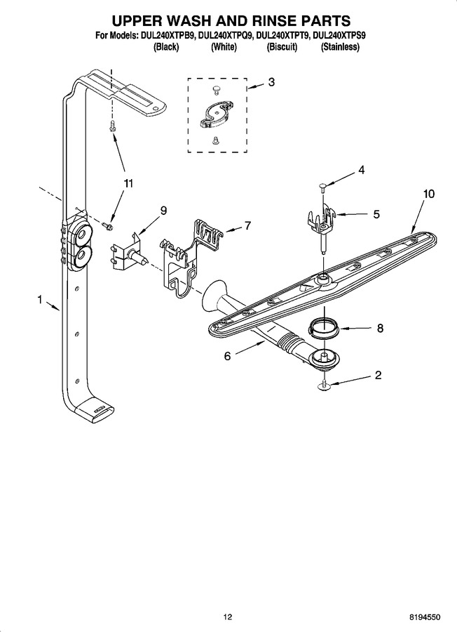 Diagram for DUL240XTPQ9