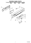 Diagram for 02 - Control Panel Parts