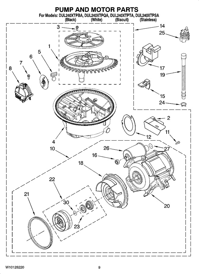Diagram for DUL240XTPBA