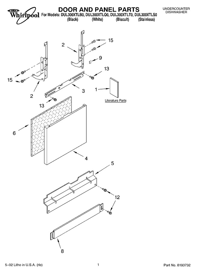 Diagram for DUL300XLTT0