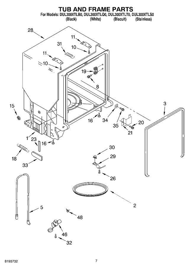 Diagram for DUL300XLTQ0