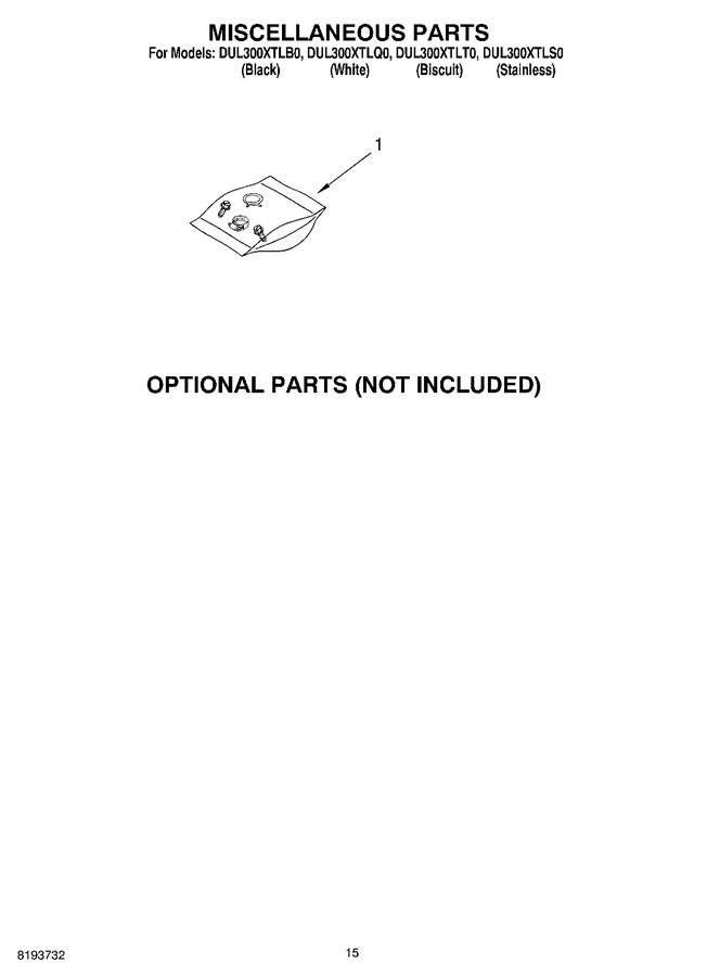 Diagram for DUL300XLTT0