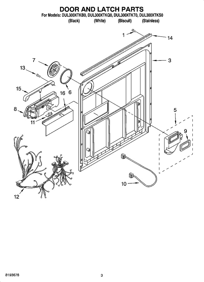 Diagram for DUL300XTKB0