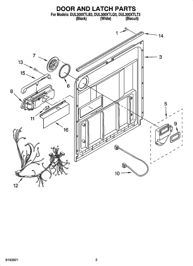 Diagram for DUL300XTLB3