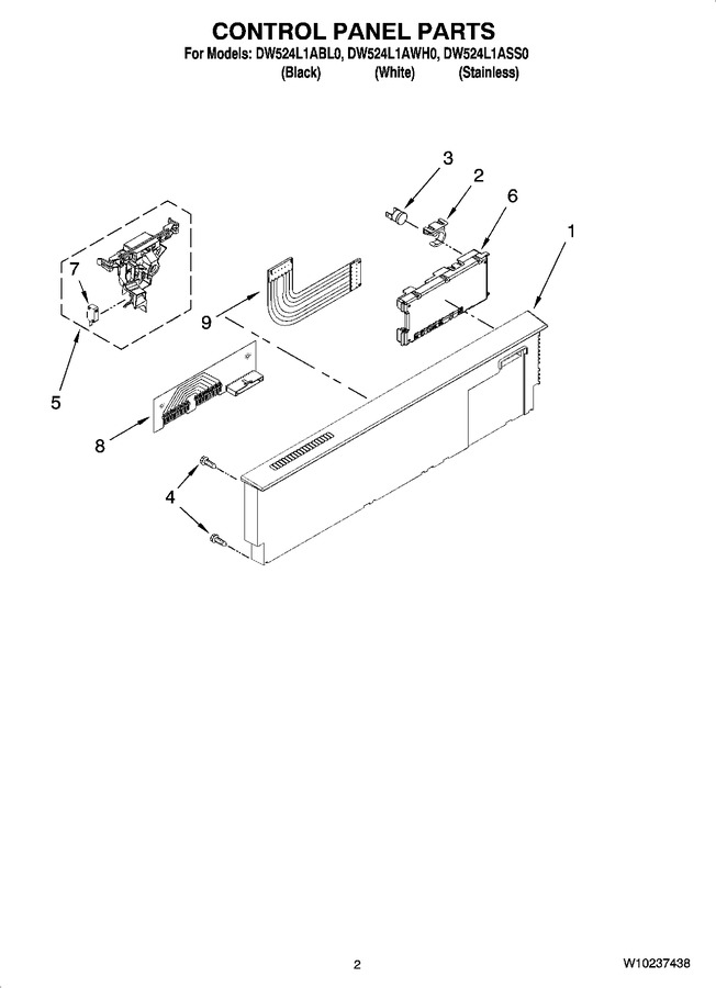 Diagram for DW524L1ASS0