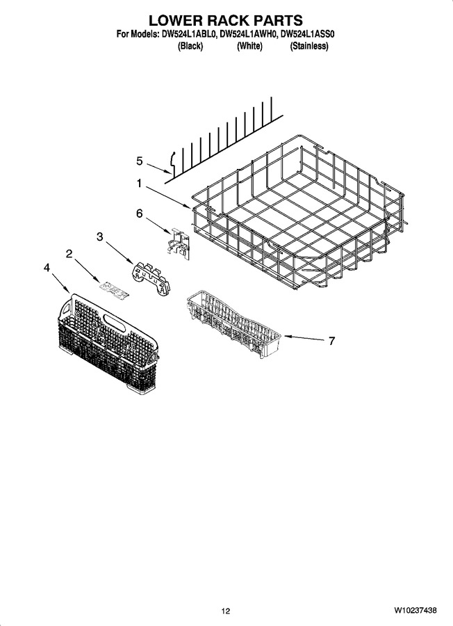 Diagram for DW524L1AWH0
