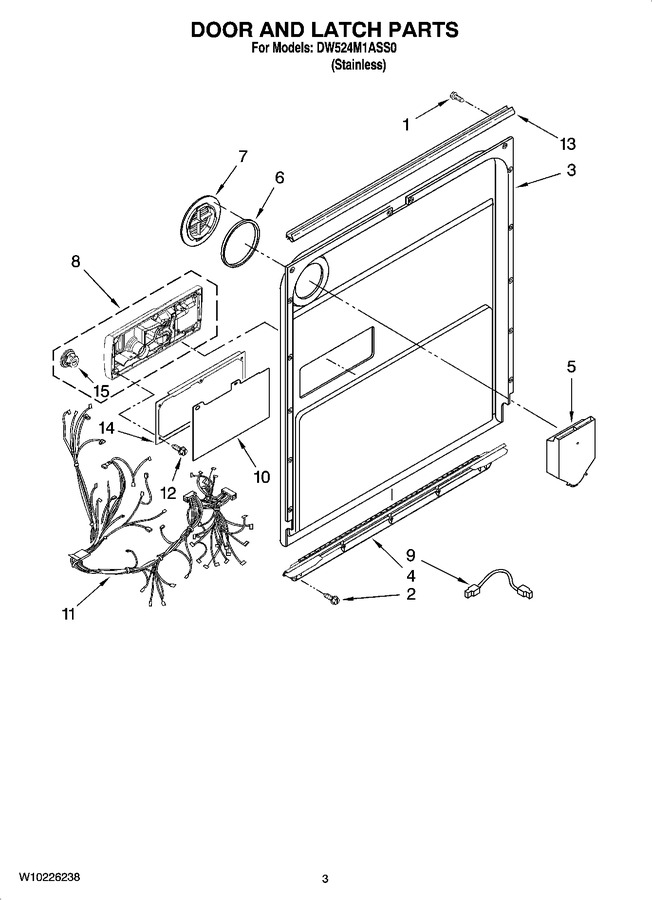 Diagram for DW524M1ASS0