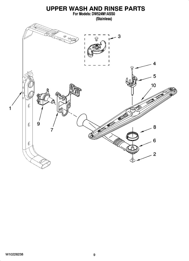 Diagram for DW524M1ASS0