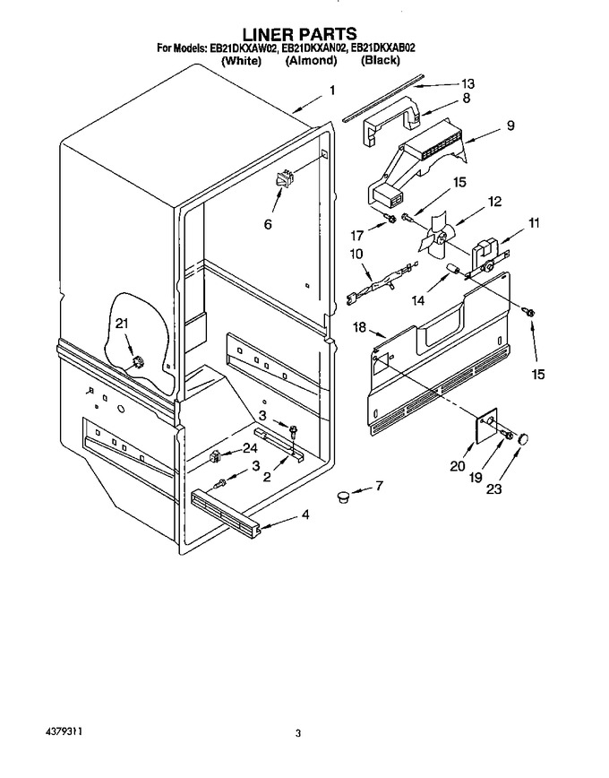 Diagram for EB21DKXAN02