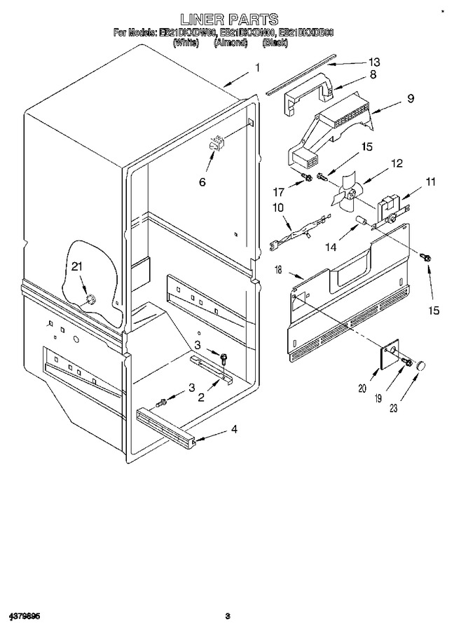 Diagram for EB21DKXDW00