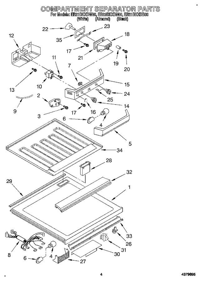 Diagram for EB21DKXDW00