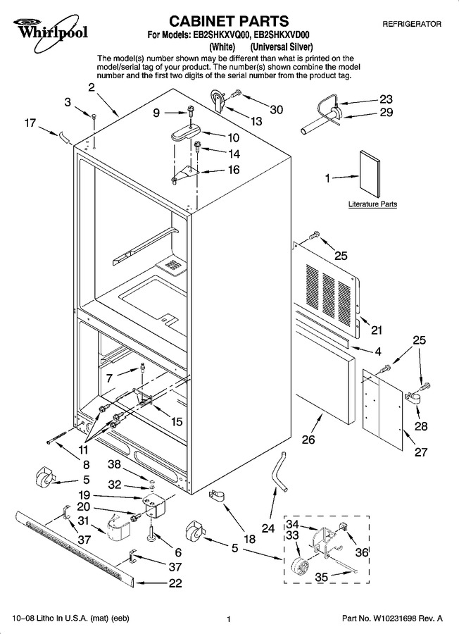 Diagram for EB2SHKXVD00