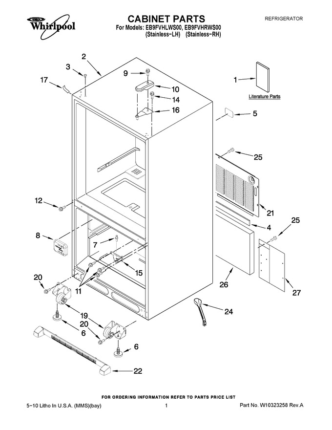 Diagram for EB9FVHLWS00