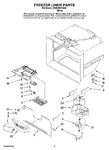 Diagram for 02 - Freezer Liner Parts