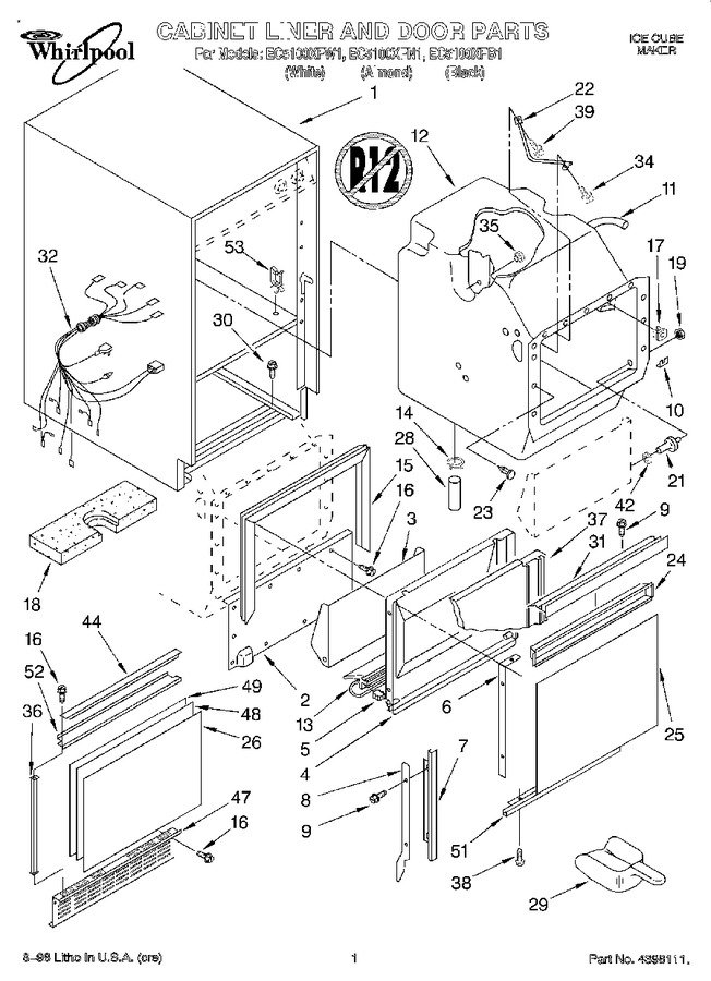 Diagram for EC5100XFW1