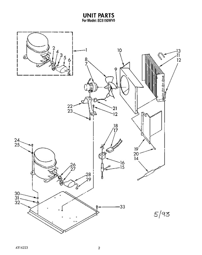 Diagram for EC5150WV0