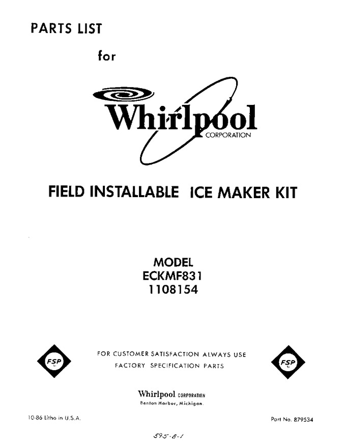 Diagram for ECKMF831