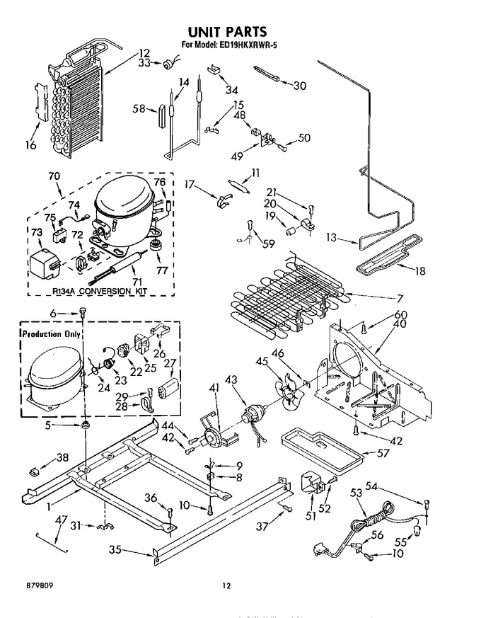 Diagram for ED19HKXRWR5