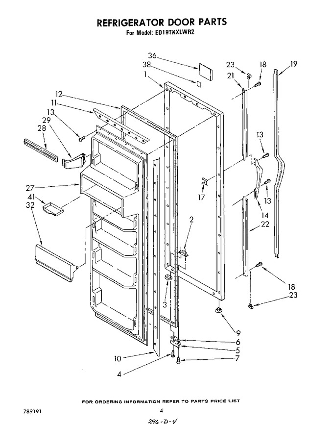 Diagram for ED19TKXLWR2