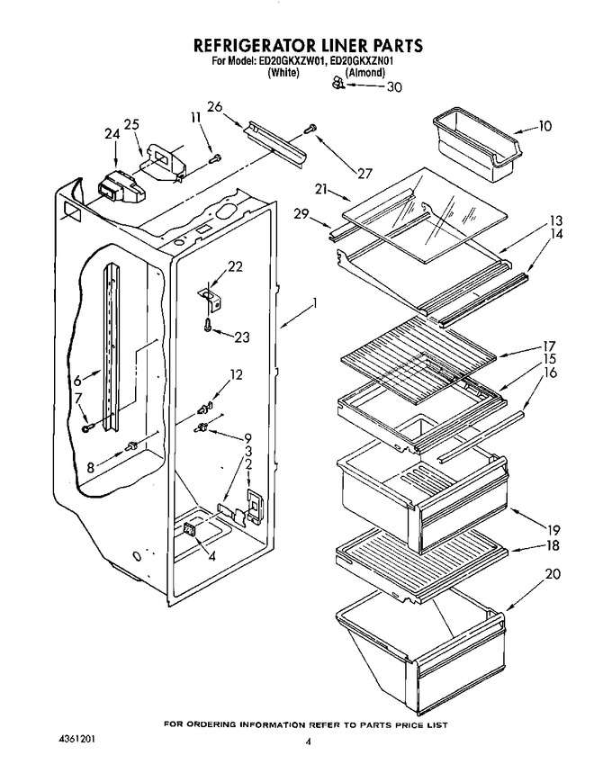 Diagram for ED20GKXZW01