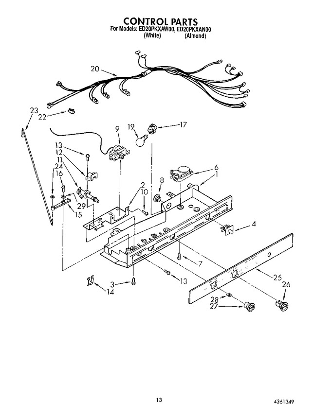 Diagram for ED20PKXAW00