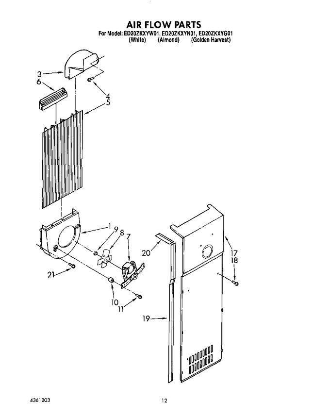 Diagram for ED20ZKXYW01