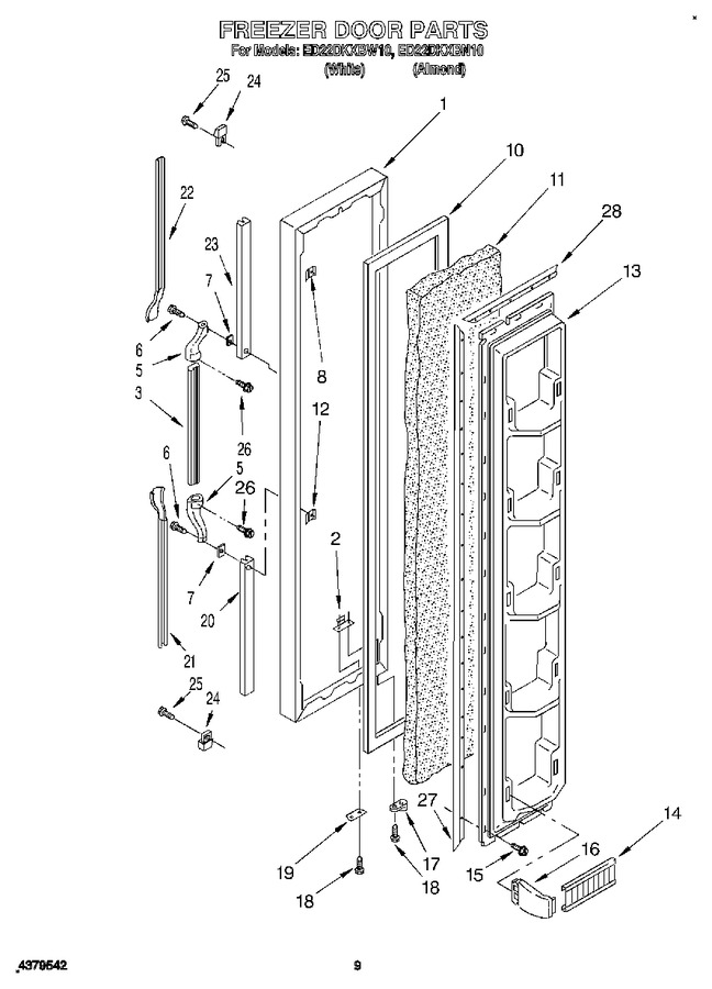 Diagram for ED22DKXBW10