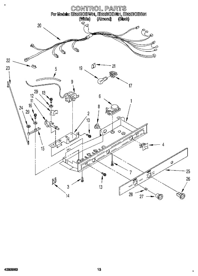 Diagram for ED22DKXDW01