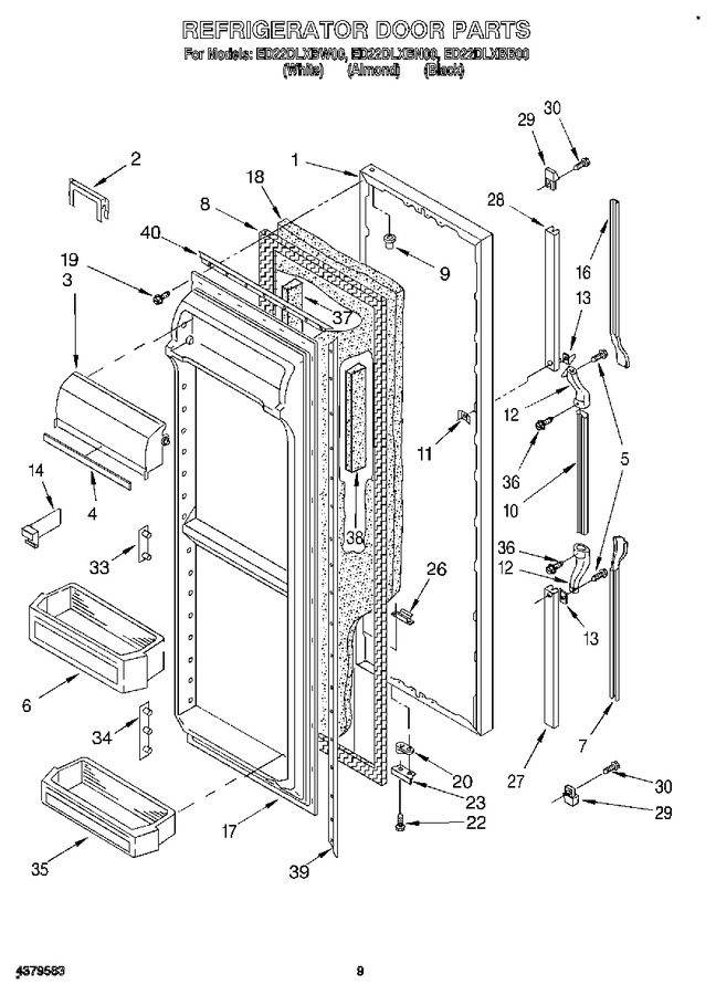 Diagram for ED22DLXBW00