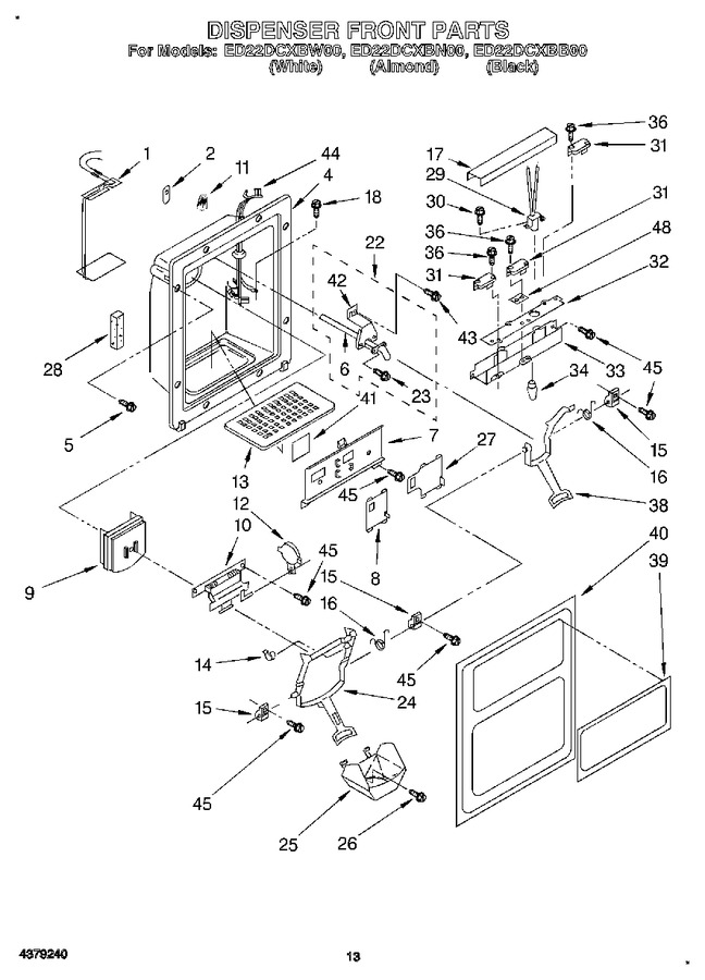 Diagram for ED22DLXBW00
