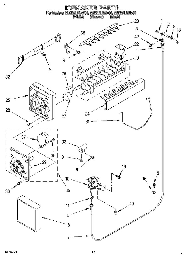 Diagram for ED22DLXDW00