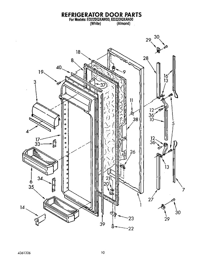 Diagram for ED22DQXAW00