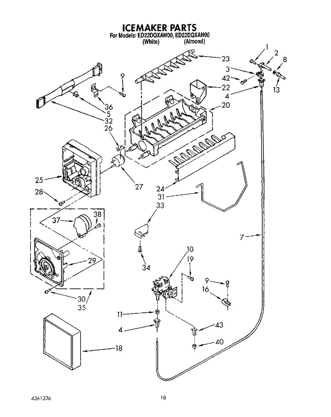 Diagram for ED22DQXAW00