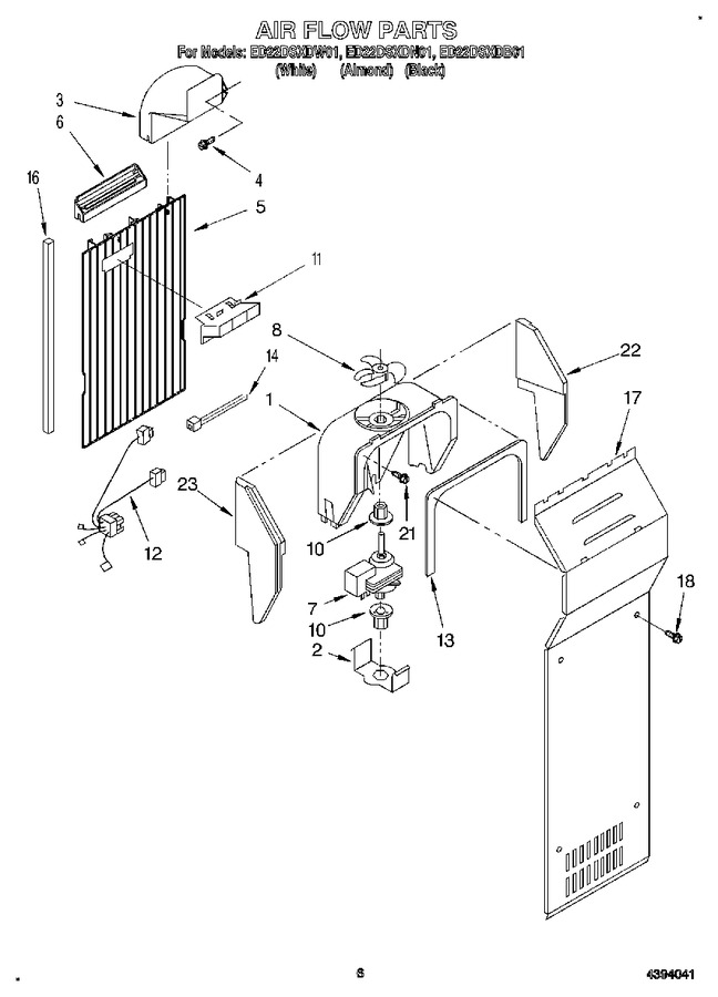 Diagram for ED22DSXDW01