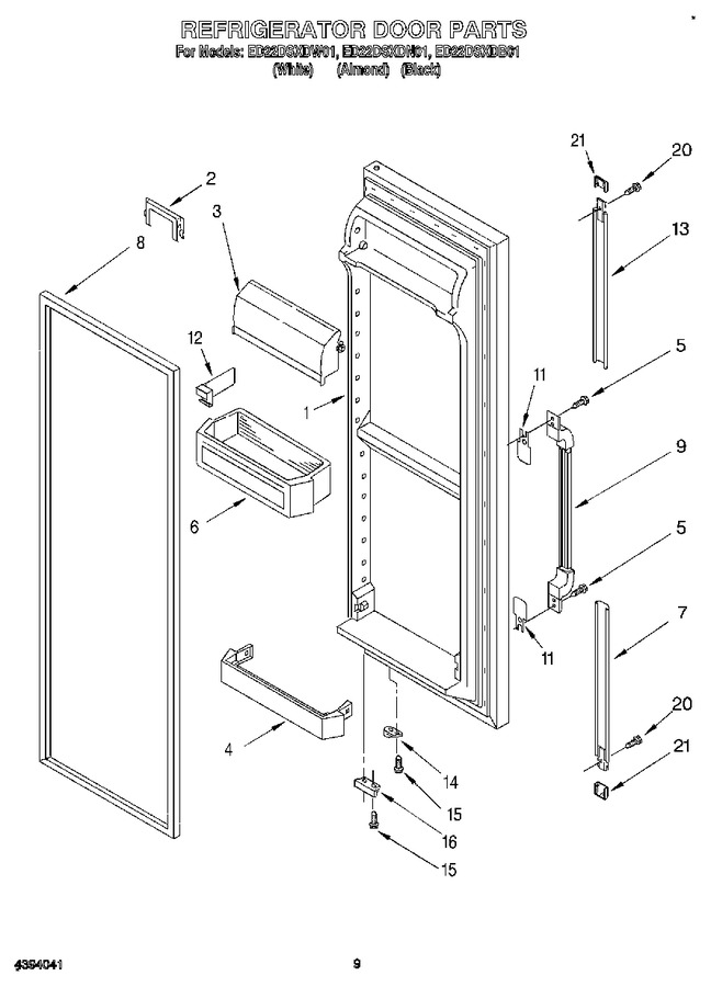 Diagram for ED22DSXDW01