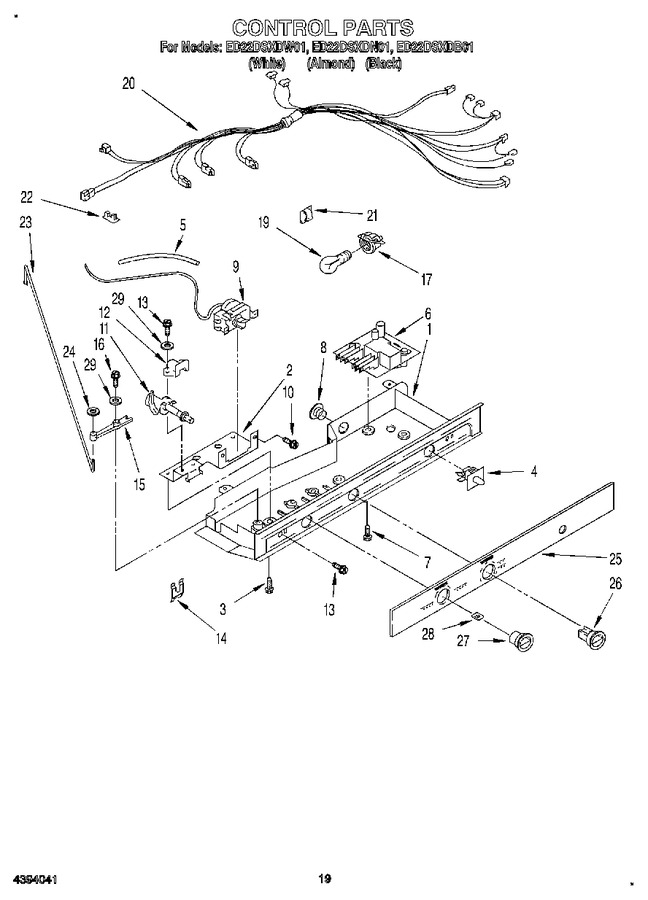 Diagram for ED22DSXDW01